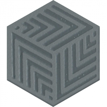 Декор Агуста синий матовыи 5,2x6