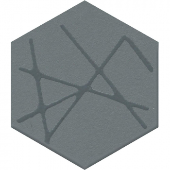 Декор Агуста синий матовыи 5,2x6