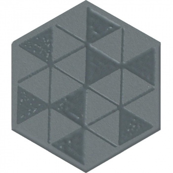 Декор Агуста синий матовыи 5,2x6