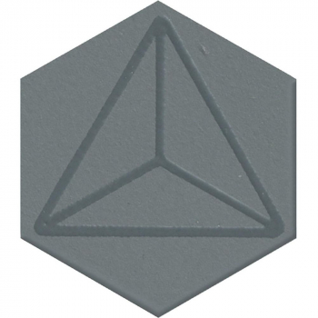 Декор Агуста синий матовыи 5,2x6