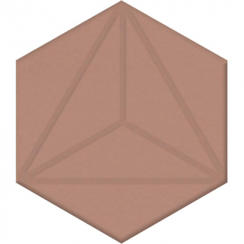 Декор Агуста розовый матовыи 5,2x6