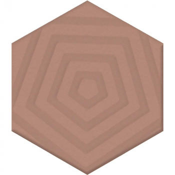 Декор Агуста розовый матовыи 5,2x6