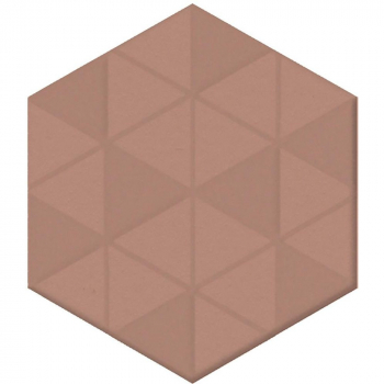 Декор Агуста розовый матовыи 5,2x6