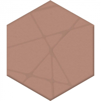 Декор Агуста розовый матовыи 5,2x6