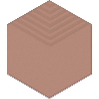 Декор Агуста розовый матовыи 5,2x6