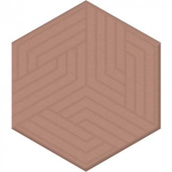 Декор Агуста розовый матовыи 5,2x6