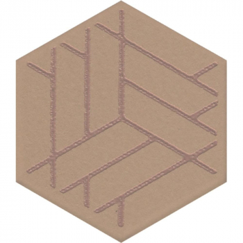 Декор Агуста оранжевый матовыи 5,2x6