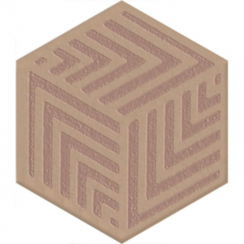 Декор Агуста оранжевый матовыи 5,2x6