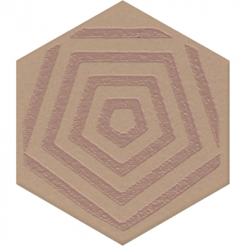 Декор Агуста оранжевый матовыи 5,2x6