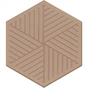 Декор Агуста оранжевый матовыи 5,2x6