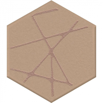 Декор Агуста оранжевый матовыи 5,2x6