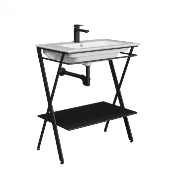 Металлическая структура PIANO Next напольная 75, черная матовая