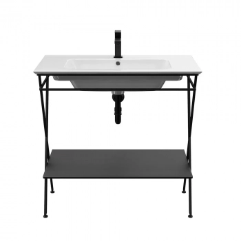 Металлическая структура PIANO Next напольная 85, черная матовая