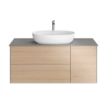 Тумба PLAZA Modern подвесная 120 дуб виченца 3 ящика