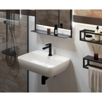 Раковина PLAZA подвесная 55, белая глянцевая