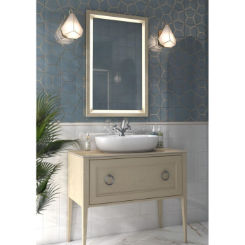 Раковина PLAZA накладная 60, белая глянцевая