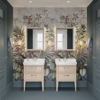 Зеркало POMPEI 60, камео бежевый глянцевый