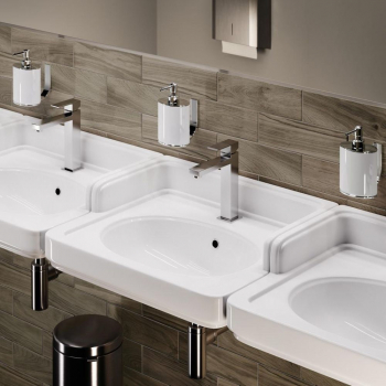 Раковина POMPEI подвесная/мебельная 60, белая глянцевая