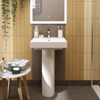 Пьедестал PRO напольный, белый глянцевый