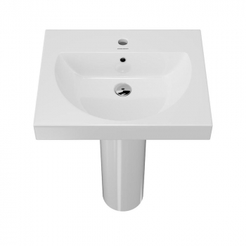 Пьедестал PRO напольный, белый глянцевый