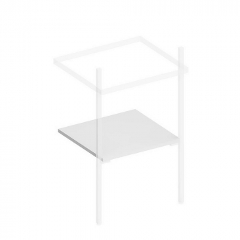 Полка для структур PRO 50, белая матовая