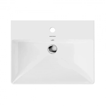 Раковина PRO мебельная\подвесная 55, белая глянцевая