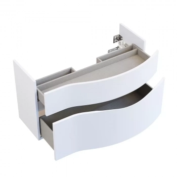 Тумба RIVA 100 см правая, белая матовая