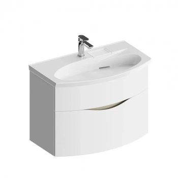 Тумба RIVA 80 см, белая матовая