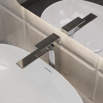 Смеситель FIORETTO для раковины высокий без донного клапана, хром