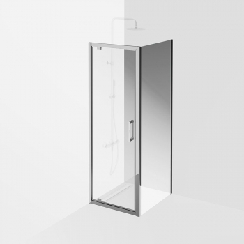 Душевая боковая панель VETRO, 80х195, хром