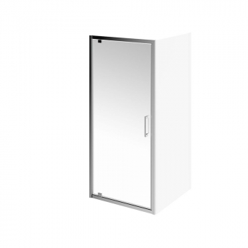 Душевая дверь VETRO, распашная, 90х195, хром