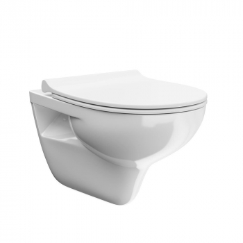 Сиденье XPRO slim с микролифтом, белое глянцевое