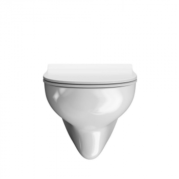 Сиденье XPRO slim с микролифтом, белое глянцевое