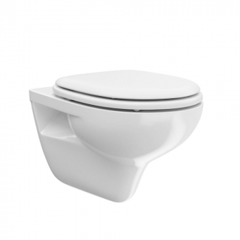 Унитаз подвесной XPRO безободковый, белый глянцевый